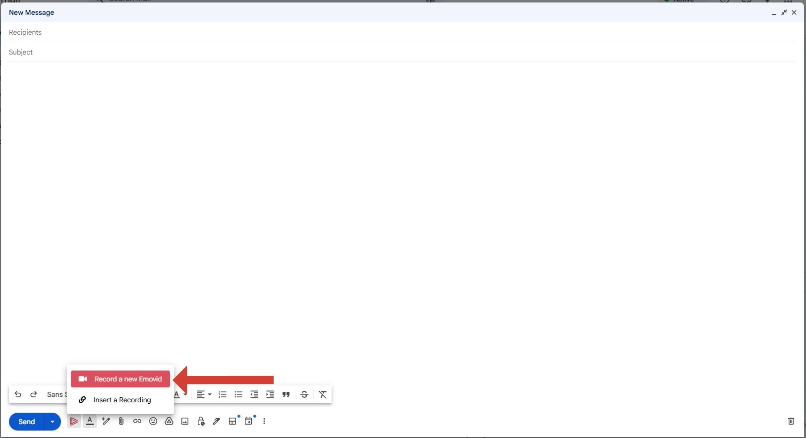 Open the Extension Page