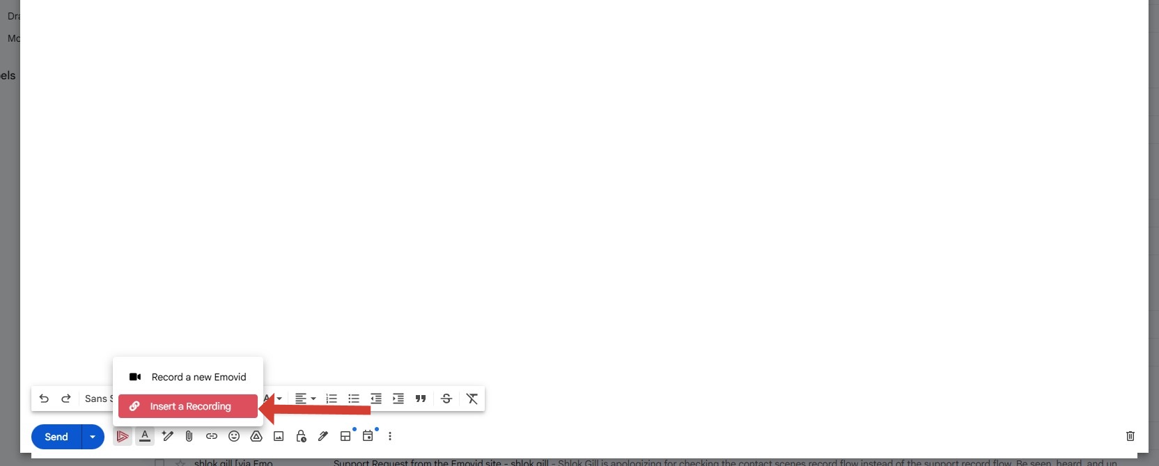 Open the Extension Page