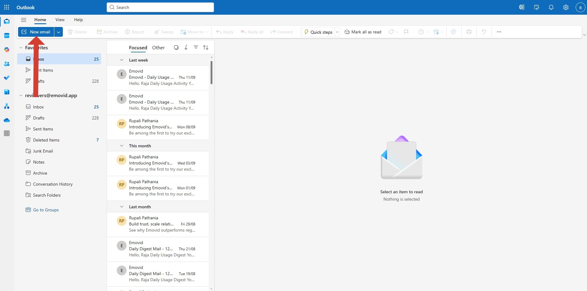 Create a new message